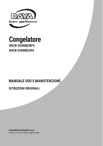 Manuale DAYA DHCB350NM2WF0 Frigorifero-congelatore