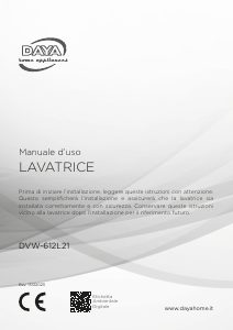 Manuale DAYA DVW612L21 Lavatrice
