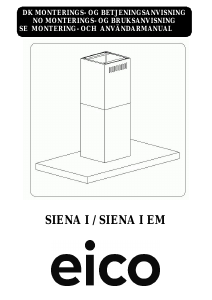 Bruksanvisning Eico Siena I 90 W EM ECO Köksfläkt