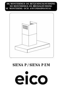 Brugsanvisning Eico Siena P 90 N EM ECO Emhætte