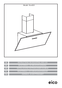 Handleiding Eico E25 60 N Afzuigkap