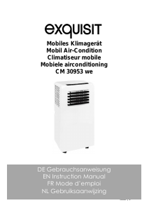 Handleiding Exquisit CM 30953 we Airconditioner