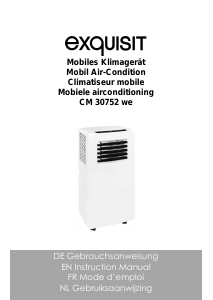 Mode d’emploi Exquisit CM 30752 we Climatiseur