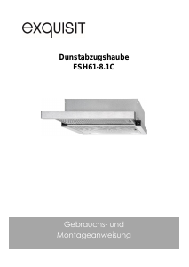 Bedienungsanleitung Exquisit FSH61-8 C Dunstabzugshaube