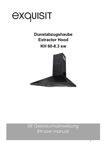 Bedienungsanleitung Exquisit KH60-8.3 Dunstabzugshaube