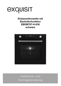Bedienungsanleitung Exquisit EBEM797-H-030 Mikrowelle