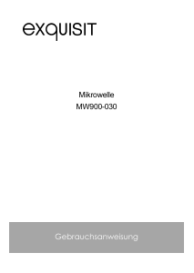 Bedienungsanleitung Exquisit MW900-030 Mikrowelle