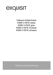 Bedienungsanleitung Exquisit KS 585-V-090E Kühlschrank