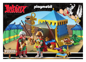 Instrukcja Playmobil set 71015 Asterix Asterix: Namiot dowódcy z generałami