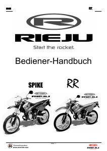 Bedienungsanleitung Rieju Spike Moped