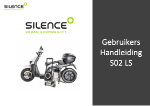 Handleiding Silence S02 LS Scooter