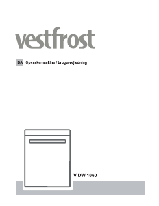 Brugsanvisning Vestfrost VIDW 1060 Opvaskemaskine