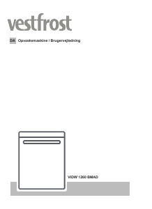 Brugsanvisning Vestfrost VIDW 1260 BMAD Opvaskemaskine