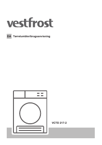 Brugsanvisning Vestfrost VCTD 217-2 Tørretumbler