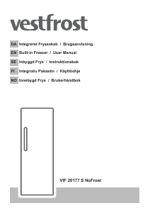 Handleiding Vestfrost VIF 20177 S NoFrost Vriezer