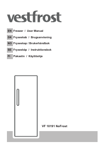 Handleiding Vestfrost VF 10191 NoFrost Vriezer