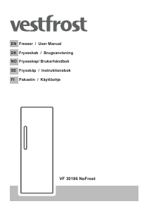 Handleiding Vestfrost VF 30186 NoFrost Vriezer