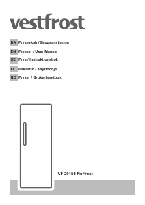 Handleiding Vestfrost VF 20155 NoFrost Vriezer