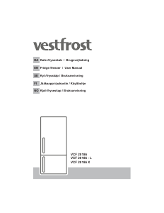 Handleiding Vestfrost VCF 20186 Koel-vries combinatie