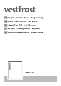 Handleiding Vestfrost VIUCF 2082 Koel-vries combinatie