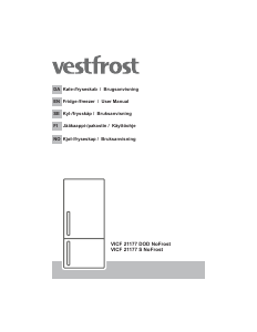 Handleiding Vestfrost VICF 21177 S NoFrost Koel-vries combinatie