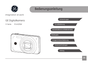 Bedienungsanleitung GE E1410SW Digitalkamera