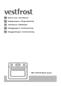 Brugsanvisning Vestfrost VBO 1445 PN Steam Assist Ovn