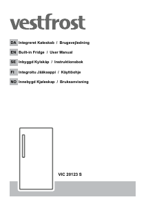 Handleiding Vestfrost VIC 20123 S Koelkast