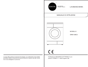 Manuale DAYA DMW-148G3 Lavatrice