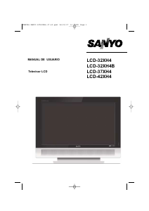 Manual de uso Sanyo LCD-32XH4 Televisor de LCD