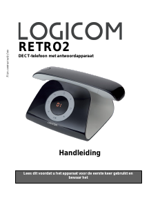 Handleiding Logicom Retro 2 Draadloze telefoon