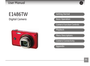 Handleiding GE E1486TW Digitale camera