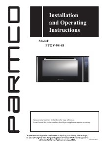 Handleiding Parmco PPOV-9S-48 Oven