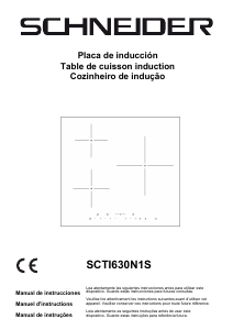 Mode d’emploi Schneider SCTI630N1S Table de cuisson