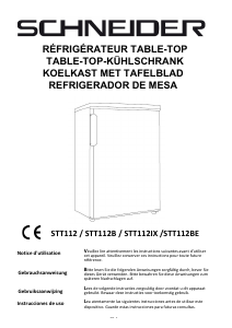 Handleiding Schneider STT112IX Koelkast