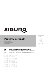Manuál Siguro CF-O15W Mraznička