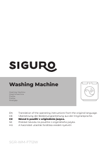 Handleiding Siguro WM-F712W Wasmachine