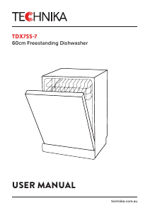 Handleiding Technika TDX7SS-7 Vaatwasser