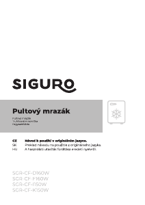 Manuál Siguro CF-D16W Mraznička
