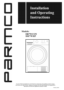 Handleiding Parmco DR7WHP Wasdroger