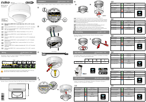 Handleiding Niko 353-852411 Bewegingsmelder
