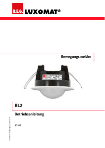 Bedienungsanleitung BEG Luxomat BL2 Bewegungsmelder