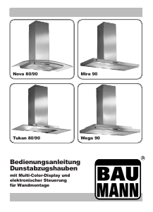 Bedienungsanleitung Baumann Nova 80 Dunstabzugshaube