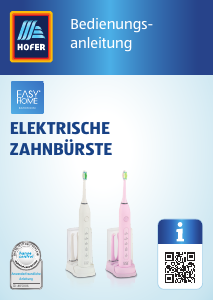 Bedienungsanleitung EasyHome 811384 Elektrozahnbürste