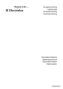 Brugsanvisning Electrolux ESF65045W Opvaskemaskine