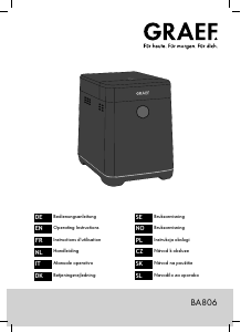 Handleiding Graef BA806 Broodbakmachine