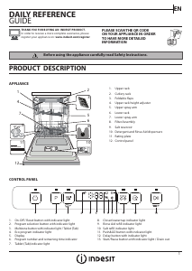 Handleiding Indesit I0FD641AX Vaatwasser