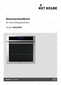 Bedienungsanleitung KKT Kolbe EB8200ED Backofen