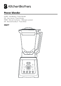 Handleiding KitchenBrothers KB677 Blender