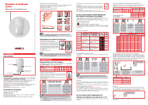 Manuale Logisty L3161I Rilevatore di movimento